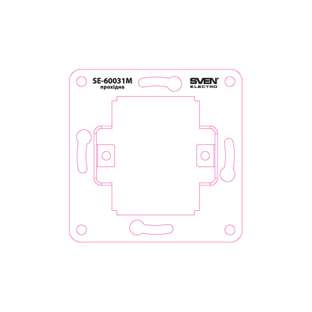 ТВ розетка Sven SE-60031M white (7100011)