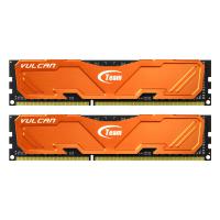 Модуль пам'яті для комп'ютера DDR3 16GB (2x8GB) 2400 MHz Vulcan Orange Team (TLAED316G2400HC11CDC01)