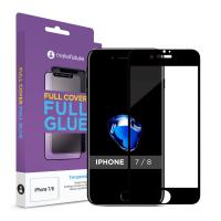 Скло захисне MakeFuture Apple iPhone 7/8 Full Cover Full Glue Black (MGF-AI7/8B)