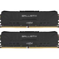 Модуль пам'яті для комп'ютера DDR4 16GB (2x8GB) 2666 MHz Ballistix Black Micron (BL2K8G26C16U4B)