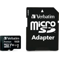 Карта пам'яті Verbatim 16GB microSDHC class 10 (MDAVR-10/G)