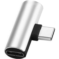 Перехідник USB Type-C to 2 x Type-C Silver XoKo (XK-AC-215-SLV)