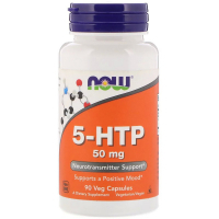 Now Foods Amino Acid 5-HTP (Hydroxytryptophan), 50 mg, 90 Vegetarian Capsules (NOW-00099)