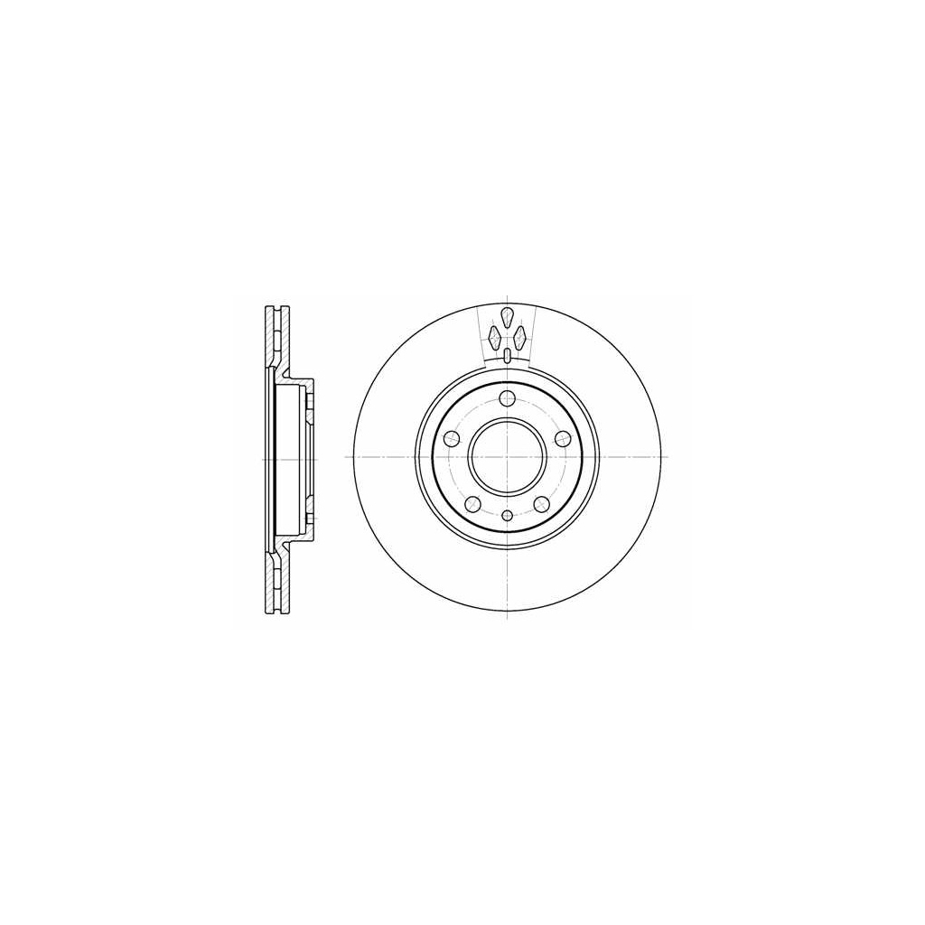 Гальмівний диск LPR L2053V