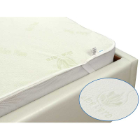Fleece waterproof mattress pad on Aloe Vera rubber 80x200 cm (817Aloe Vera)