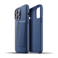 Чохол до мобільного телефона Mujjo Apple iPhone 13 Pro Max Wallet Full Leather, Monaco Blue (MUJJO-CL-018-BL)