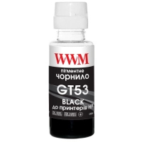 Чорнило WWM HP GT53 100г Black Pigment, для Ink Tank 115/315/319 (H53BP)