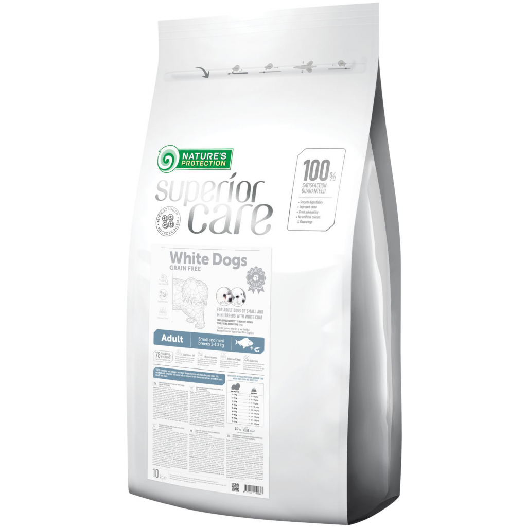 Сухий корм для собак Nature's Protection Superior Care White Grain Free Adult Small and Mini 10 кг (NPSC45668)