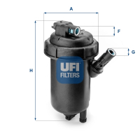 Fuel filter UFI 55.120.00