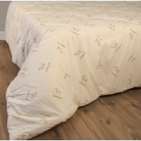 Yaroslav woolen (merino) quilted blanket 210x230 (6404)