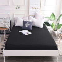 Bed sheet MirSon Satin Premium 0240 Iron gray 180x220 cm (2200001729803)