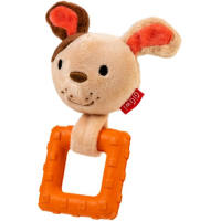 Dog toy GiGwi Suppa Puppa Dog with squeaker 15 cm (75032)