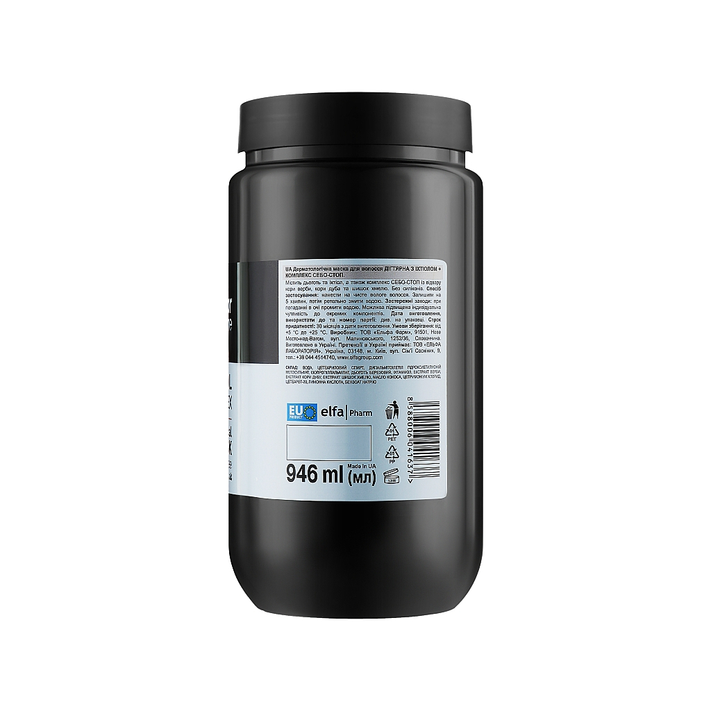 Маска для волосся The Doctor Health & Care Tar With Ichthyol + Sebo-Stop Complex 946 мл (8588006041637)