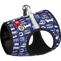 WAUDOG Clothes Dog Harness with QR Passport "Batman White and Blue" XS1 (1001-4001)