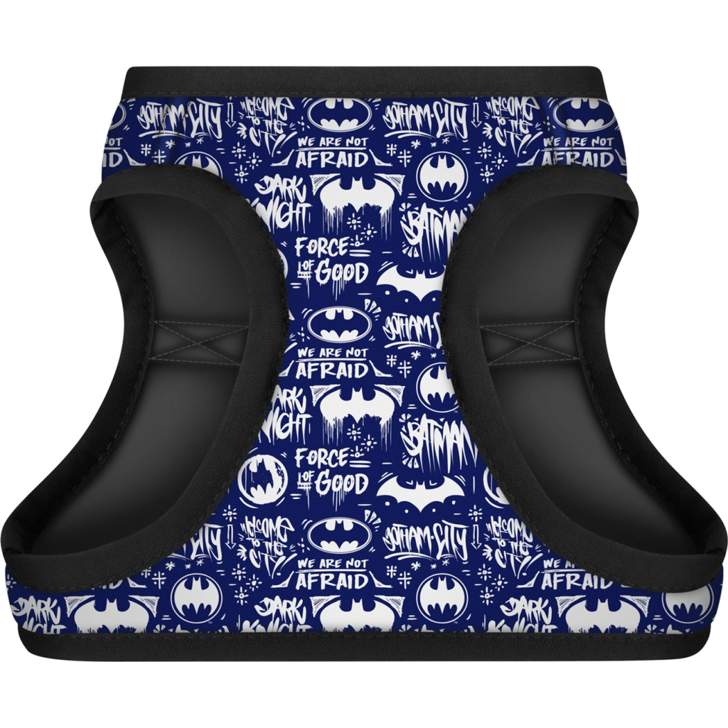 Шлея для собак WAUDOG Clothes з QR паспортом "Бетмен біло-блакитний" XS1 (1001-4001)