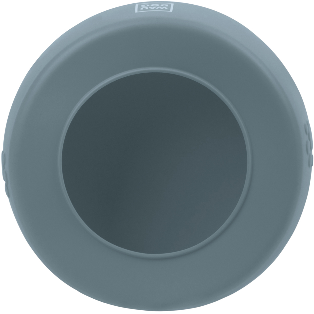 Посуд для собак WAUDOG Silicone Миска-непроливайка 1 л сіра (507911)