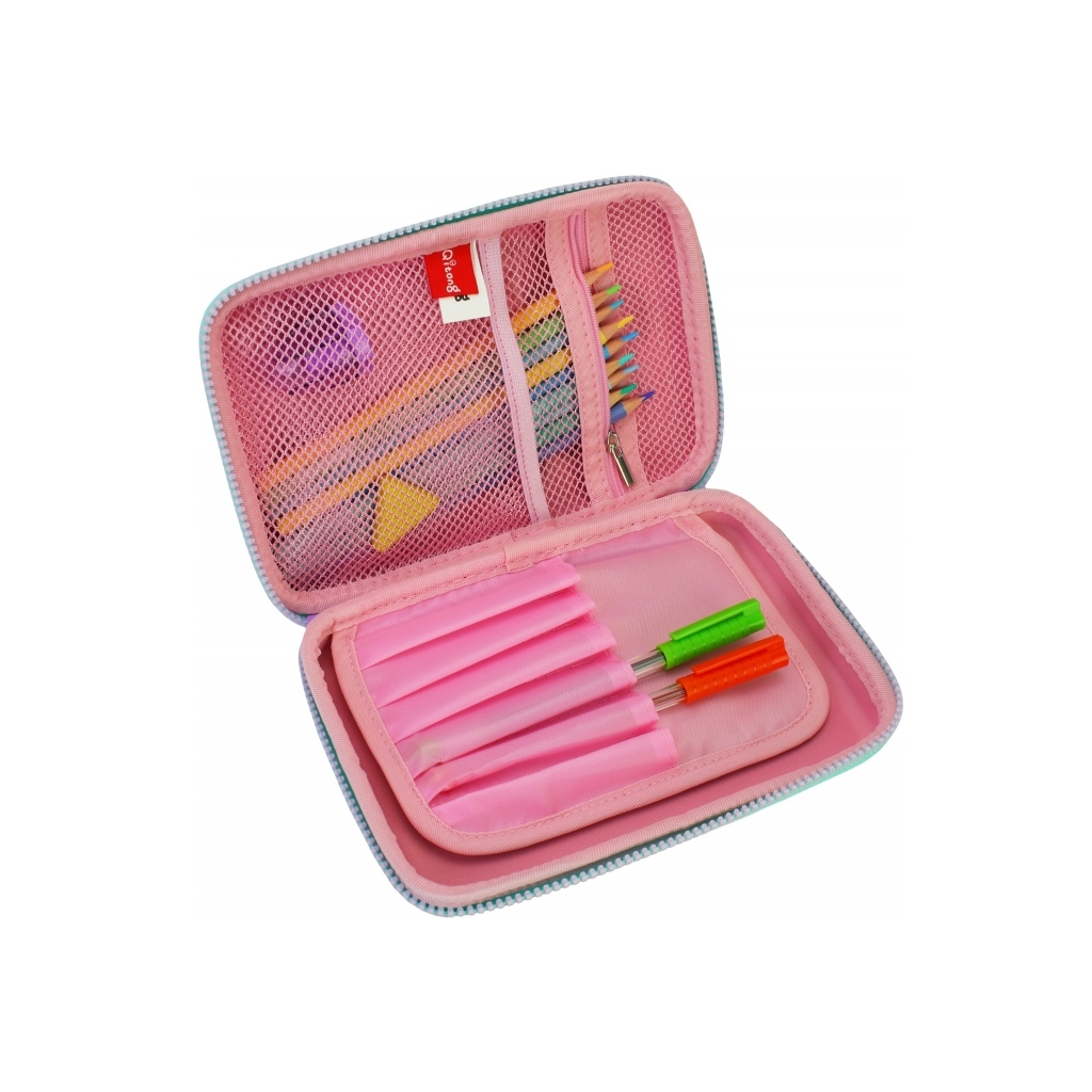 Пенал Cool For School з тисненням 1 відділення Фуксія (QT-5626-Rosered) Пенал Cool For School з тисненням 1 відділення Фуксія (QT-5626-Rosered)