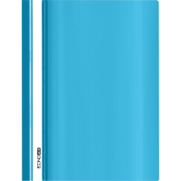 Folder Economix A4 without perforation, texture "gloss", blue (E31511-11)