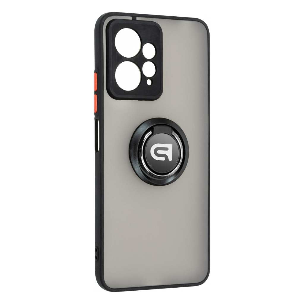 Чохол до мобільного телефона Armorstandart Frosted Matte Ring Xiaomi Redmi Note 12 4G Black (ARM68378) Чохол до мобільного телефона Armorstandart Frosted Matte Ring Xiaomi Redmi Note 12 4G Black (ARM68378)