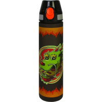 Поїльник-непроливайка Cool For School Fire Dragon, 750 мл, чорна (CF61313)