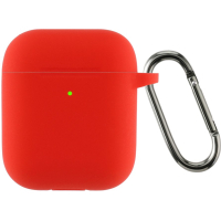 Чохол для навушників Armorstandart Ultrathin Silicone Case With Hook для Apple AirPods 2 Red (ARM59691)