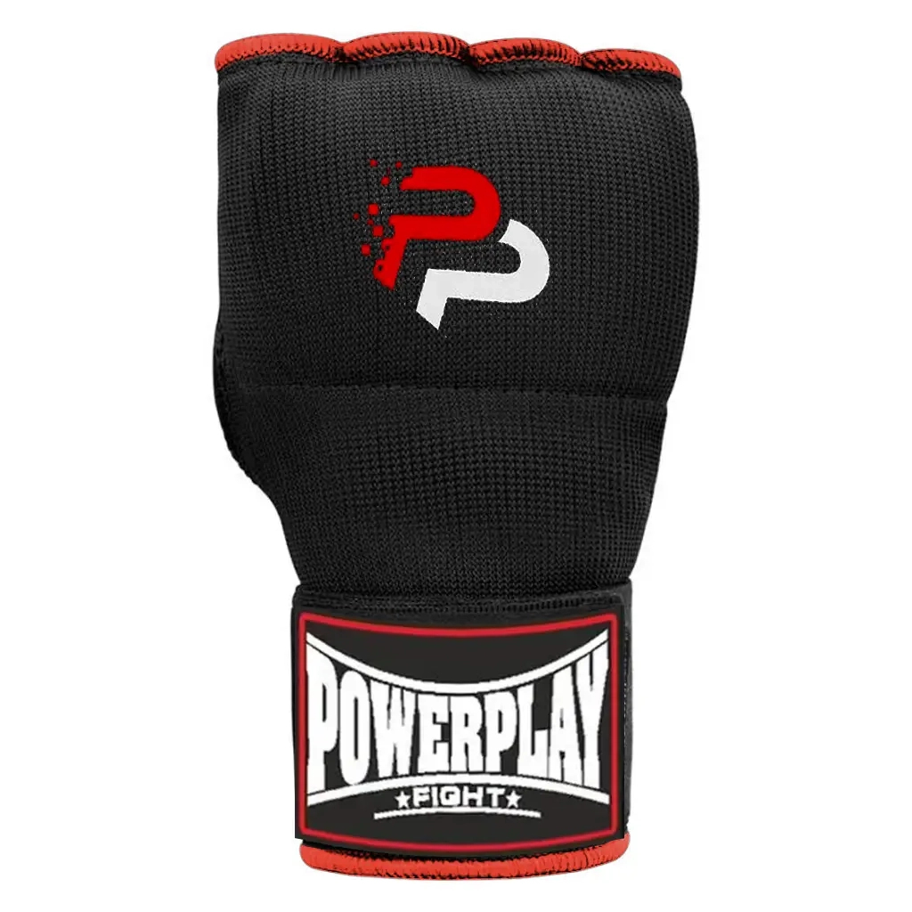 Бинти-рукавиці PowerPlay 3096 з гелевими подушечками Чорні L (PP_3096_L)