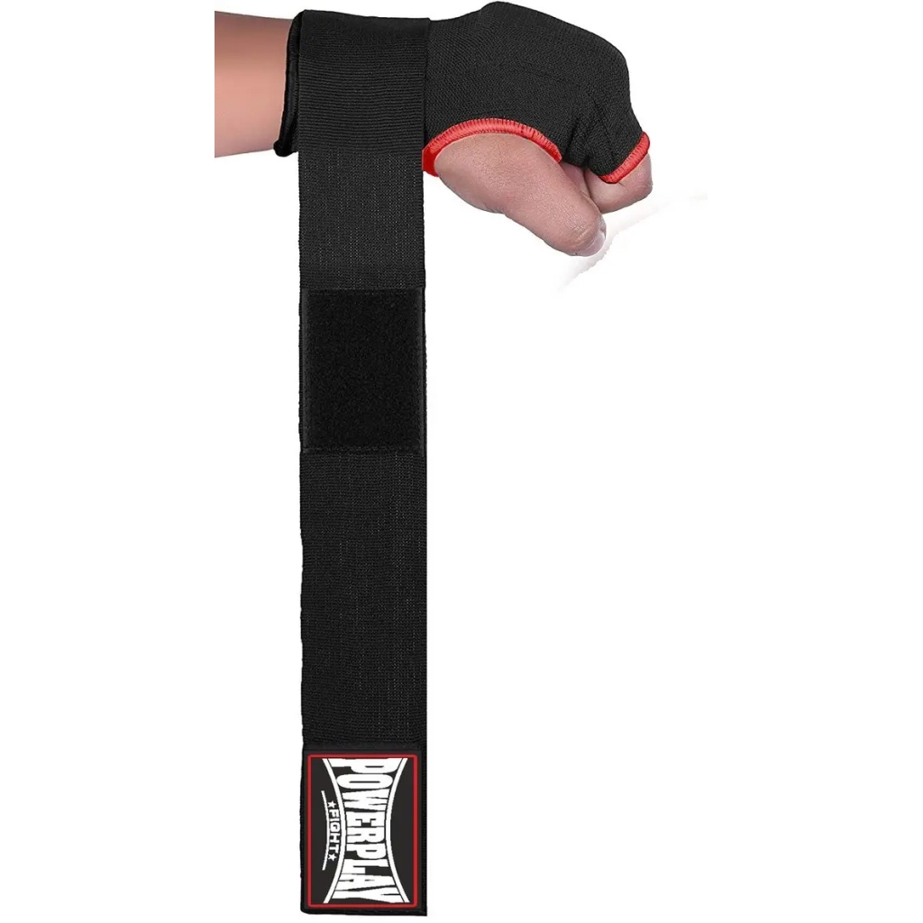 Бинти-рукавиці PowerPlay 3096 з гелевими подушечками Чорні L (PP_3096_L)