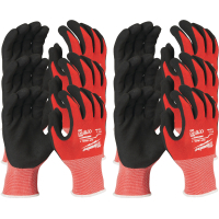 Milwaukee Protective Gloves Cut Resistant Level 1, 9/L, 12 Pairs (4932471615)