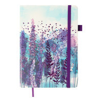 Notebook Buromax Cherie A5 96 sheets, unlined purple (BM.295005-07)