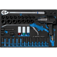 Tool set KING TONY pneumatic wrench with a lure 41 pcs (9-44803AMPV01)