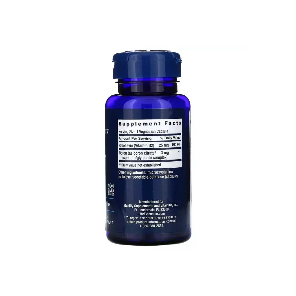 Мінерали Life Extension Бір, 3 мг, Boron, 100 вегетаріанських капсул (LEX-16611)