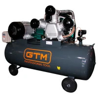 Компресор GTM 7,5кВт, 10бар , 220л, 1100/900л/хв, 380В (KC3090-220L)