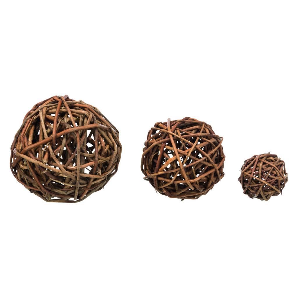 Іграшка для гризунів Trixie Плетена куля 10 см (4011905619422)