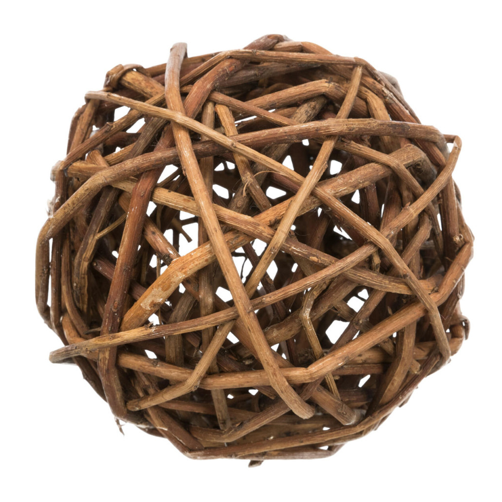 Іграшка для гризунів Trixie Плетена куля 10 см (4011905619422)