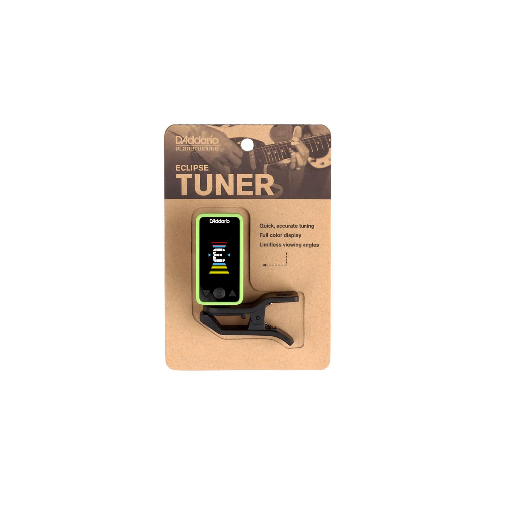 Тюнер для музичних інструментів D'Addario Eclipse Tuner Green (PW-CT-17GN)