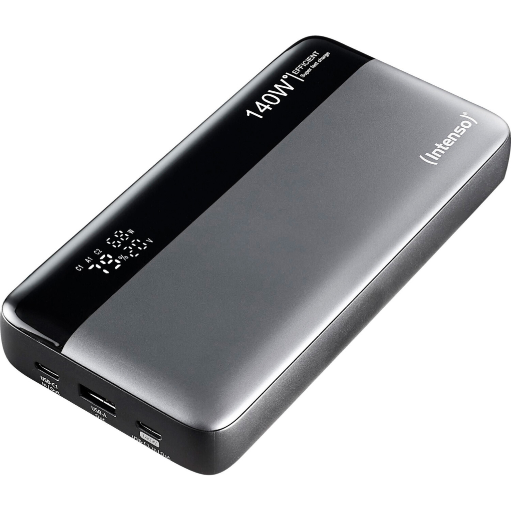 Повербанк Intenso HE25000 25000mAh PD/3.1/140W + cable with a built-in E-marker chip (7350060) Повербанк Intenso HE25000 25000mAh PD/3.1/140W + cable with a built-in E-marker chip (7350060)