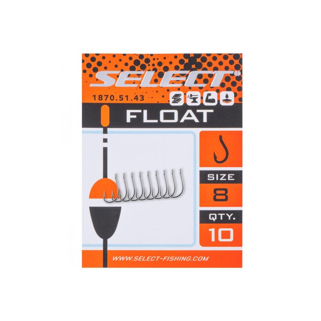 Гачок Select Float 12 (10 шт/уп) (1870.51.41)