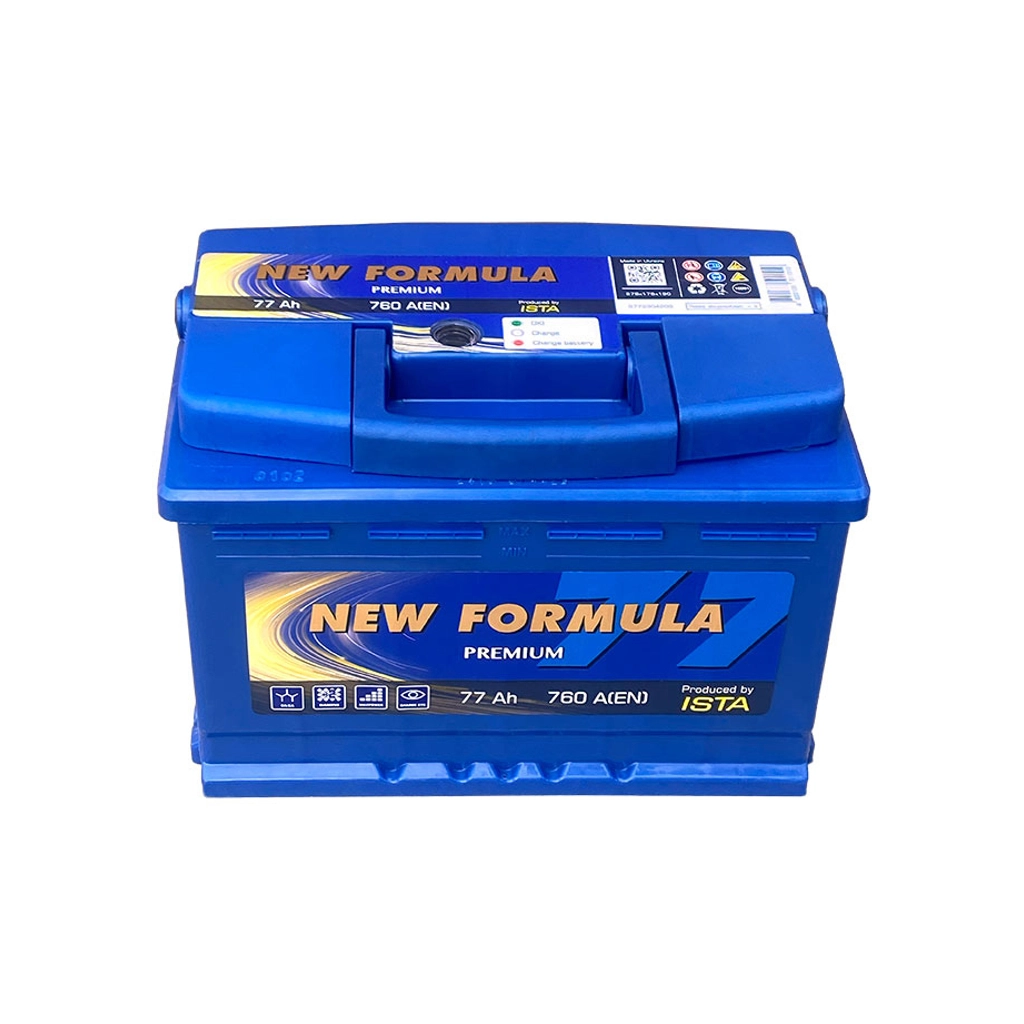 Акумулятор автомобільний NEW FORMULA PREMIUM 77Ah Ев (-/+) (760EN) (5772304209)