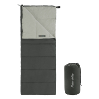 Спальний мішок Naturehike F150 NH22MSD05, лівий, графіт (6927595797747-L)