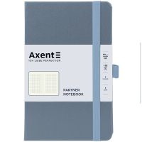 Notebook Axent Partner 125x195 mm 96 sheets, gray cell (8201-62-A)