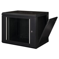 Шафа настінна Hypernet 12U 19" 600x450 ProLine (PL-WMNC-12U-BLACK)