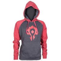 Худі Jinx World of Warcraft Proud Horde Heather/Crimson Heather Black XL (JINX-11344XL)