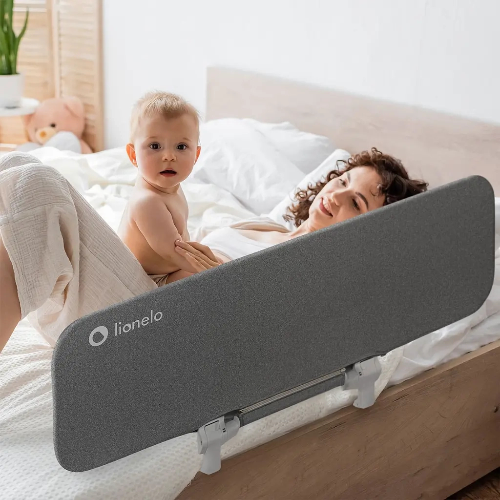 Захисний бар'єр для дітей Lionelo LORA GREY STONE (LO-LORA GREY STONE)