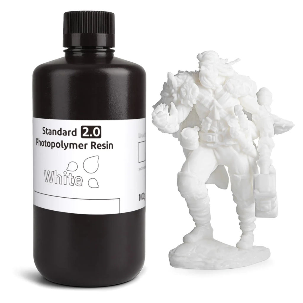 Фотополімерна смола ELEGOO Resin, Standard 2.0 1кг, white (50.103.0120)