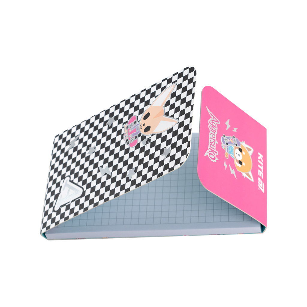 Блокнот Kite на магніті Aggretsuko 60 аркушів, клітинка (AR24-092) Блокнот Kite на магніті Aggretsuko 60 аркушів, клітинка (AR24-092)