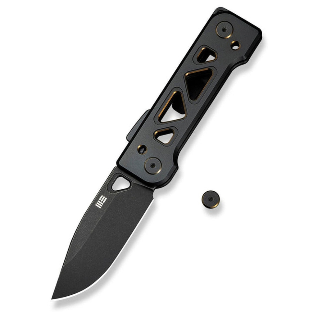 Ніж Weknife Tyro, Black Titanium, Darkwash (WE24001-1)