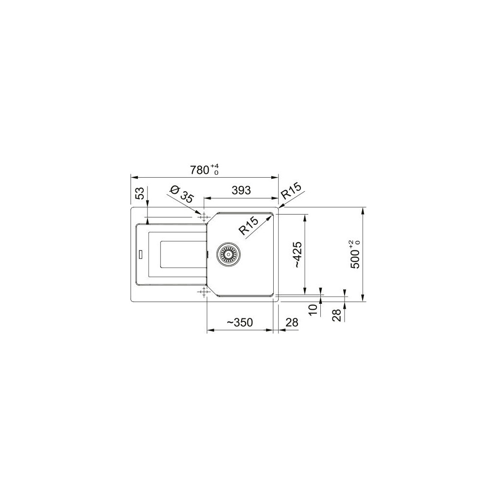 Мийка кухонна Franke Urban UBG 611-78 (114.0699.234)