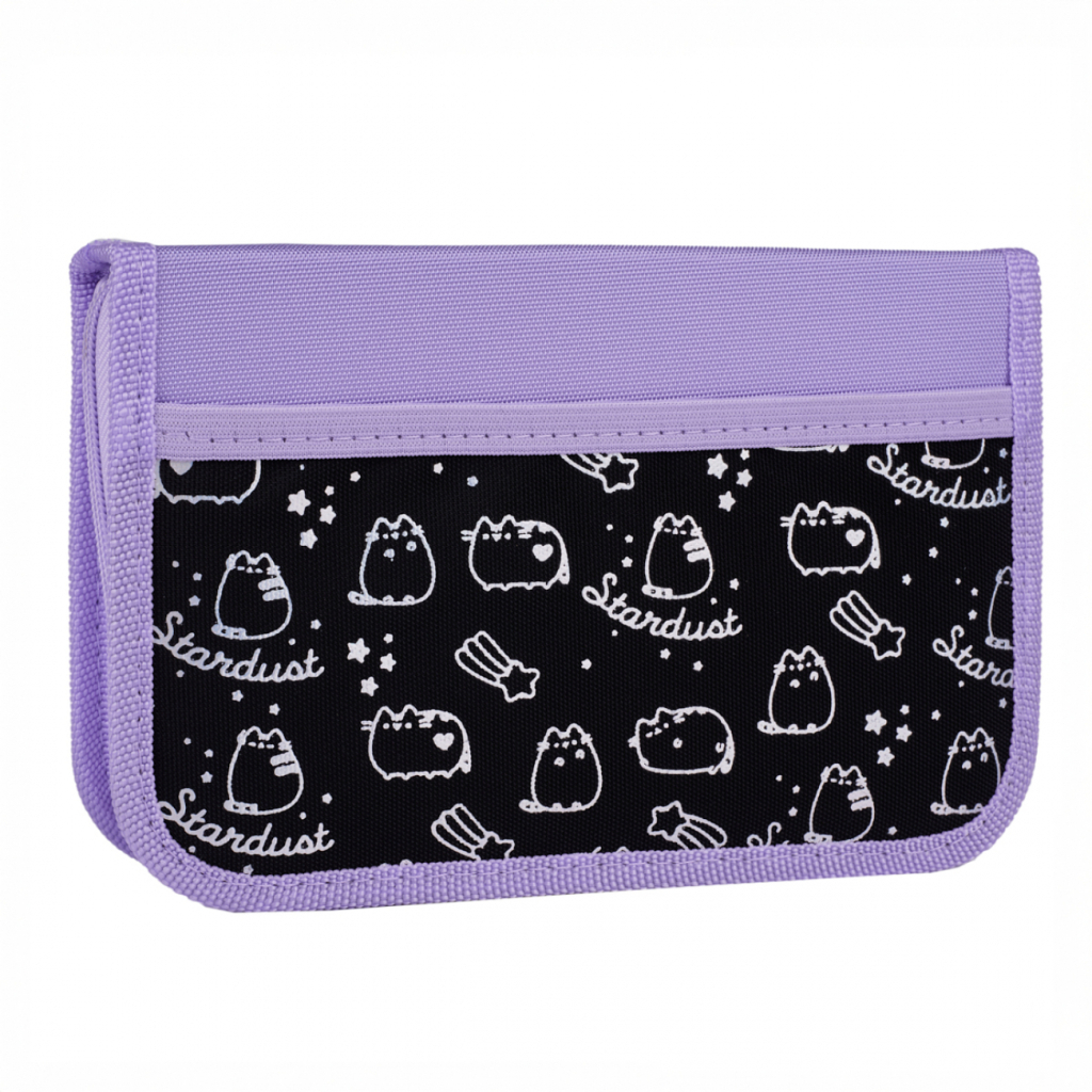 Пенал Yes Pusheen Shiny HP-0 твердий одинарний з двома клапанами (533628)