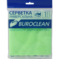 Buroclean universal microfiber napkins, 30x30 cm, 1pc (10200122)