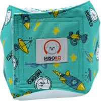 Підгузки для тварин MISOKO&CO багаторазові для кобелів, з ракетами, XXL 1 шт. м'ятні (HAINMSK63952)